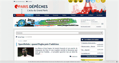 Desktop Screenshot of parisdepeches.fr